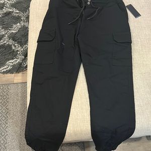 Black cargo pants